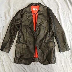 Maison Martin Margiela Coated blazer / vegan leather